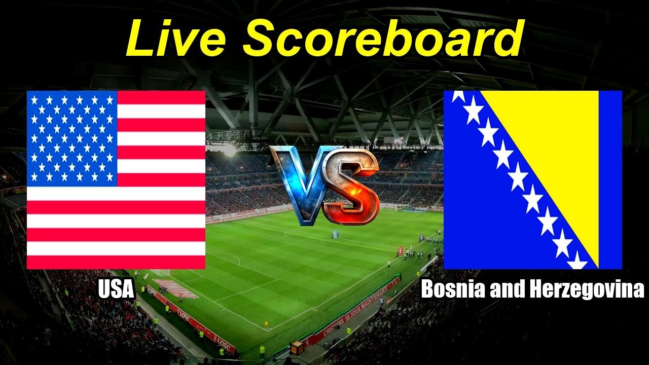 USA vs Bosnia and Herzegovina Live Score - FIFA World Cup