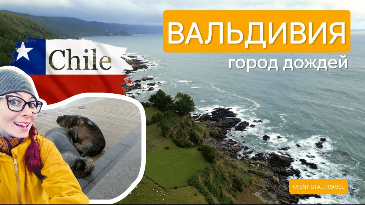 🇨🇱 Вальдивия (Valdivia), город в Чили 🇨🇱 364 дня дождя 🌧️ Морские котики и немецкие пивоварни! 🍺