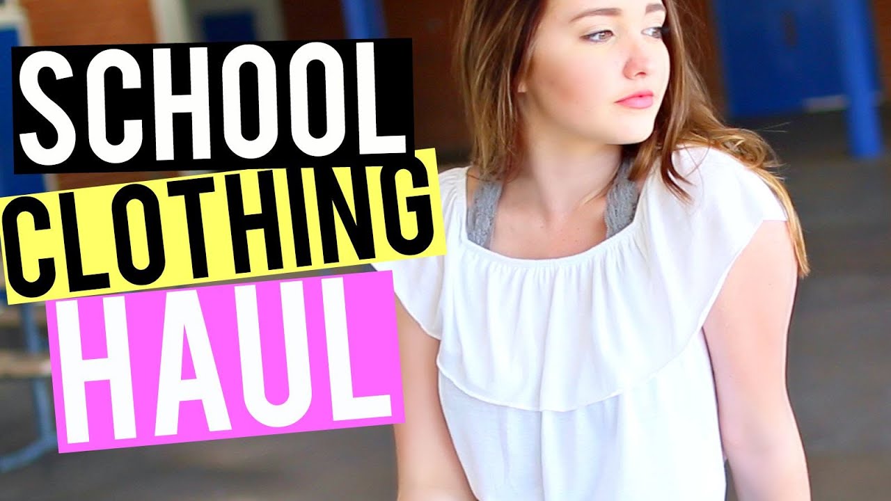 HUGE Back To School Try-On Clothing Haul | Kenzie Elizabeth