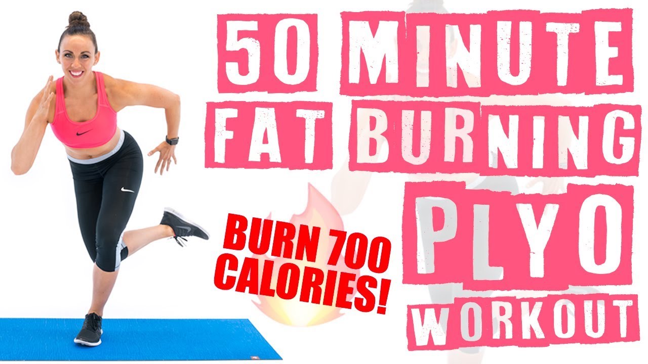 50 Minute At Home Fat Burning Plyo Workout 🔥Burn 700 Calories! 🔥