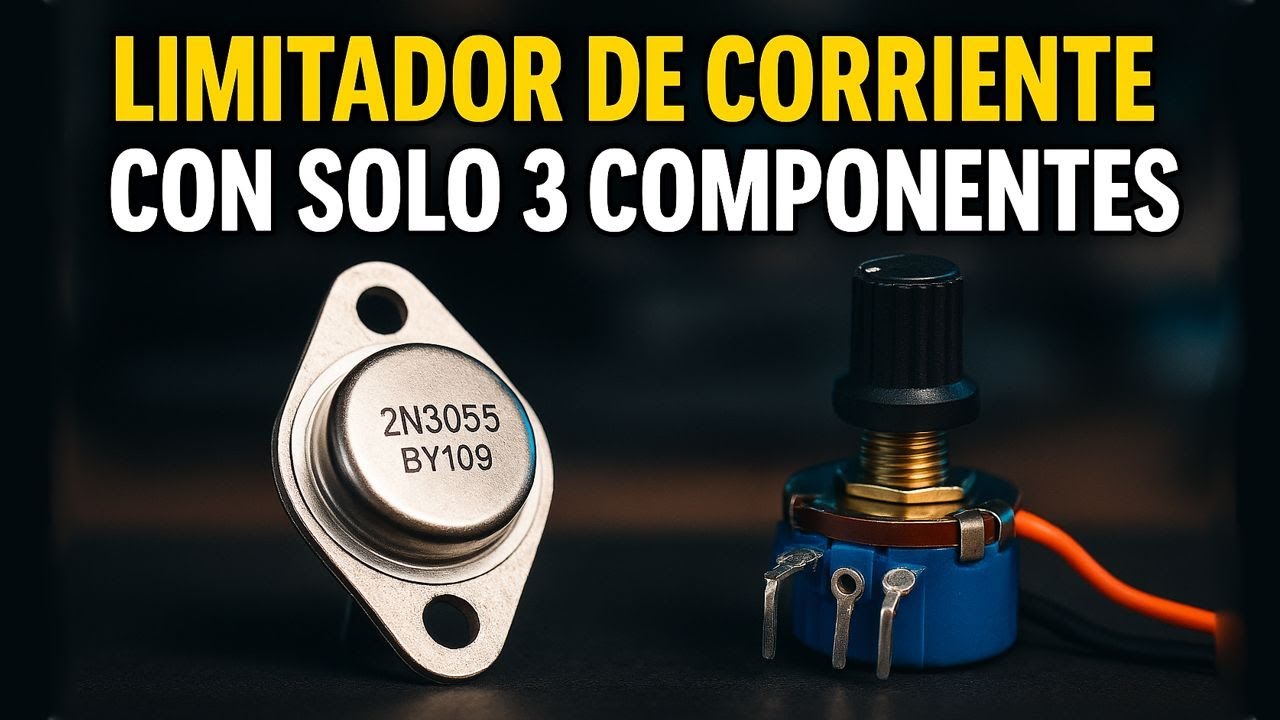 El Limitador de Amperaje M&aacute;s Sencillo que Ver&aacute;s (Solo 3 Componentes)