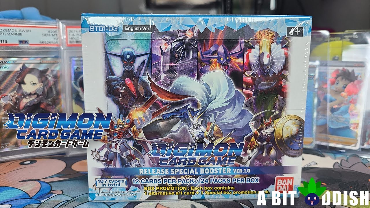 Digimon Card Game Release Special Booster Version 1.0 Box Opening!