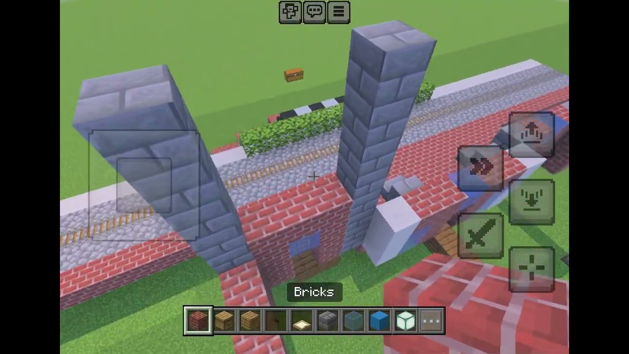 How to Bild Disney land train station in Minecraft