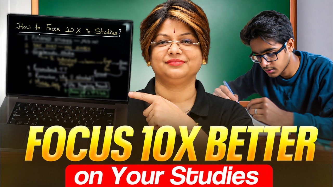How to Focus 10X Better on Studies 🎯 | NEET Aspirants Must Watch