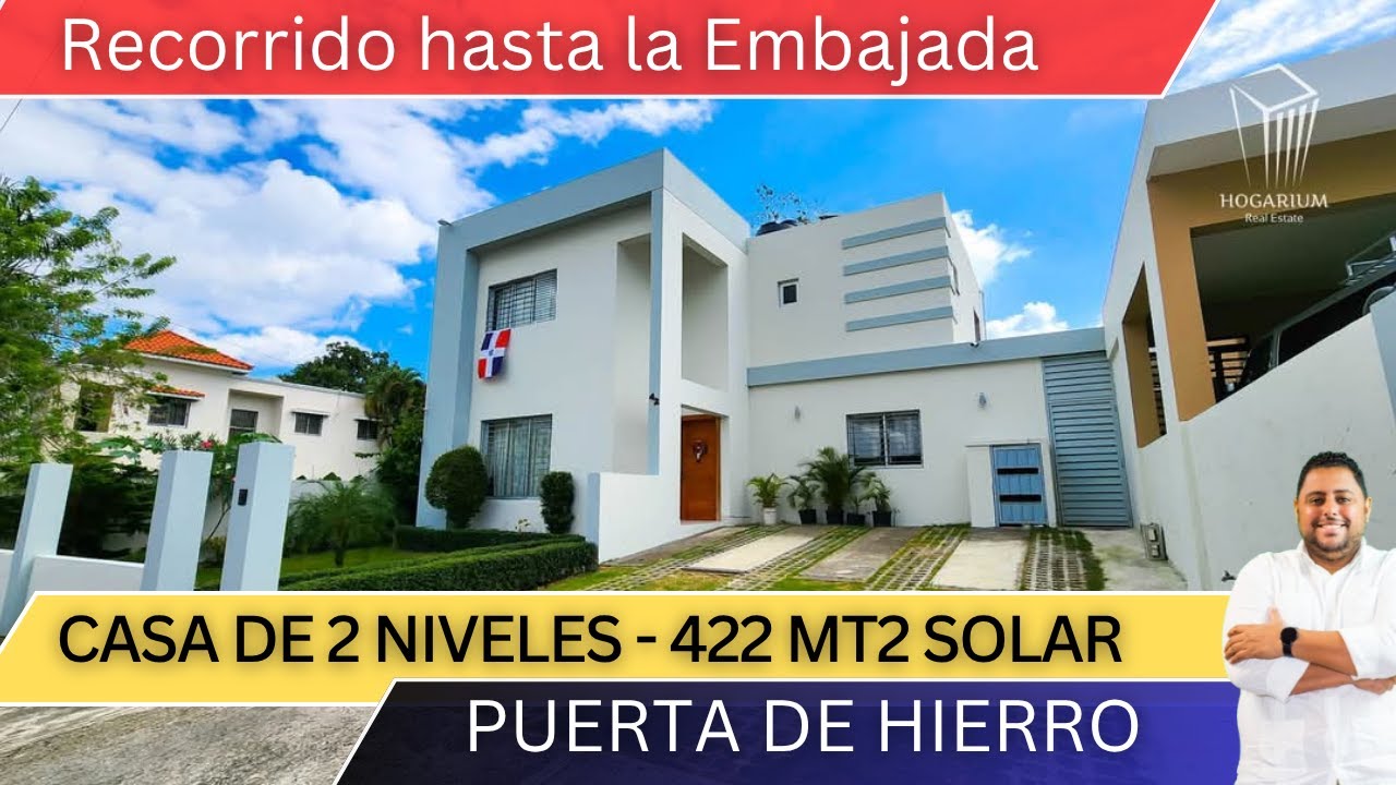 Casa en Puerta de Hierro. Arroyo Manzano, Proximo A La Embajada Americana - Arroyo Hondo