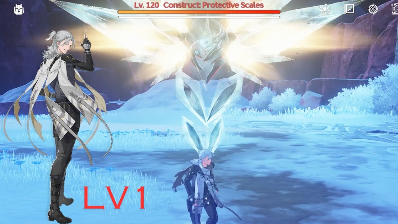 Aalto Lv1 SOLO Construct Protective Scales Lv120 [NO DAMAGE] #wuwa #wutheringwaves