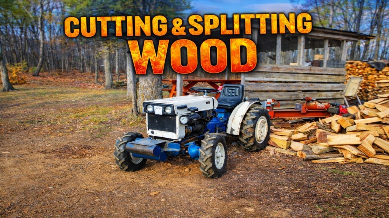 Cutting & Splitting Firewood the EASY Way No Wasted Effort
