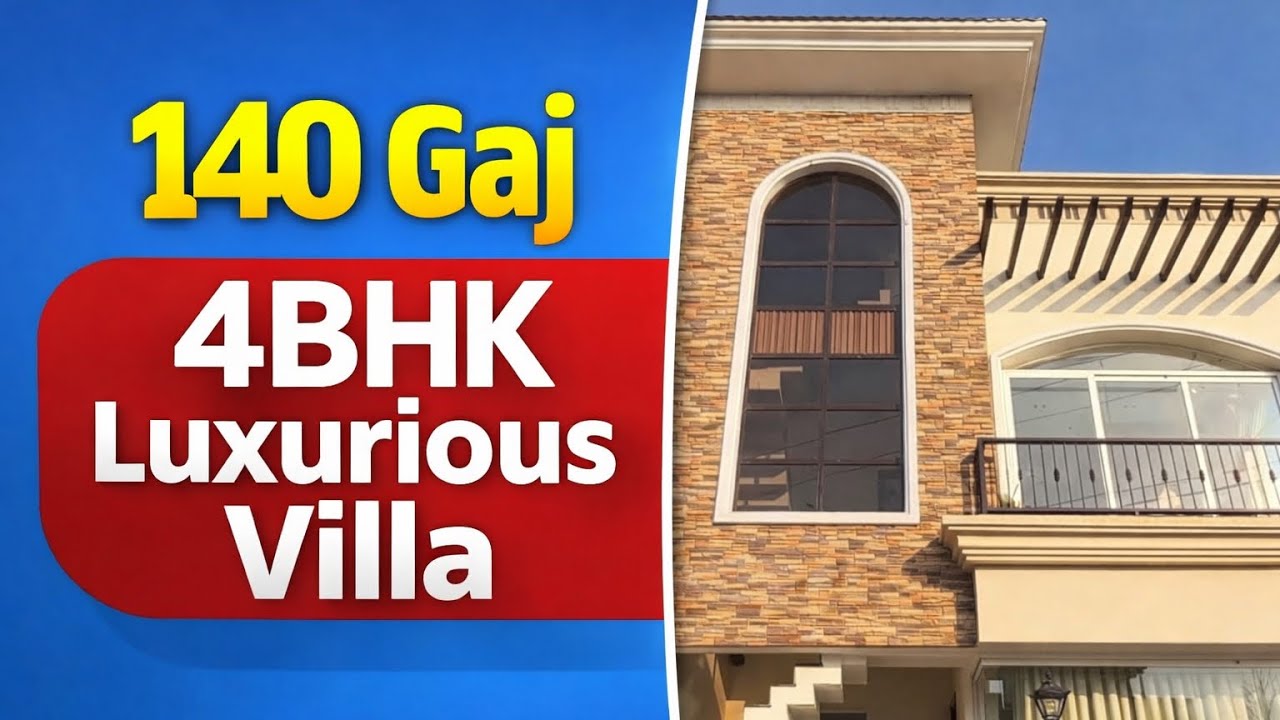 🏠 RERA Approved Gated Society 🏡 | 4BHK 140Gaj Villa | Aaj Ki Best Deal 🔥👌