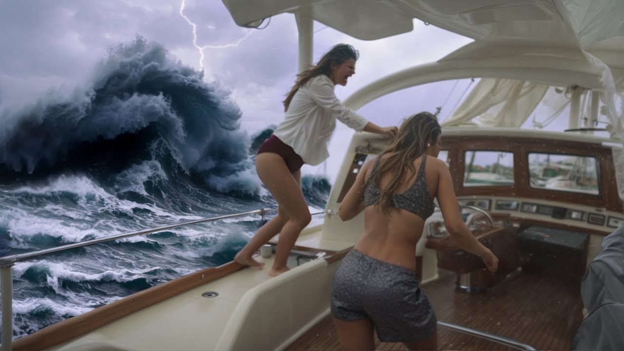 30 Bateaux de Croisière Pris Par des Vagues Énormes