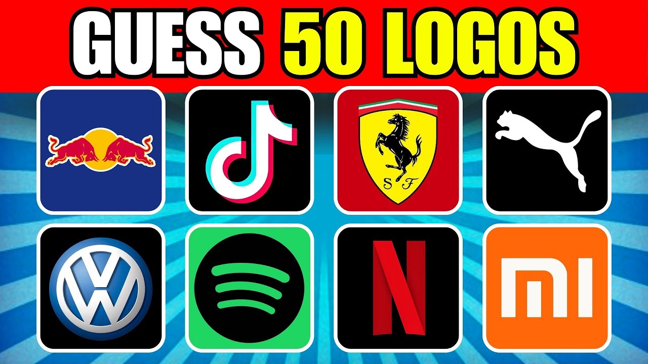 Guess the Logo 🥇🍏 🏆 50 Famous Logos