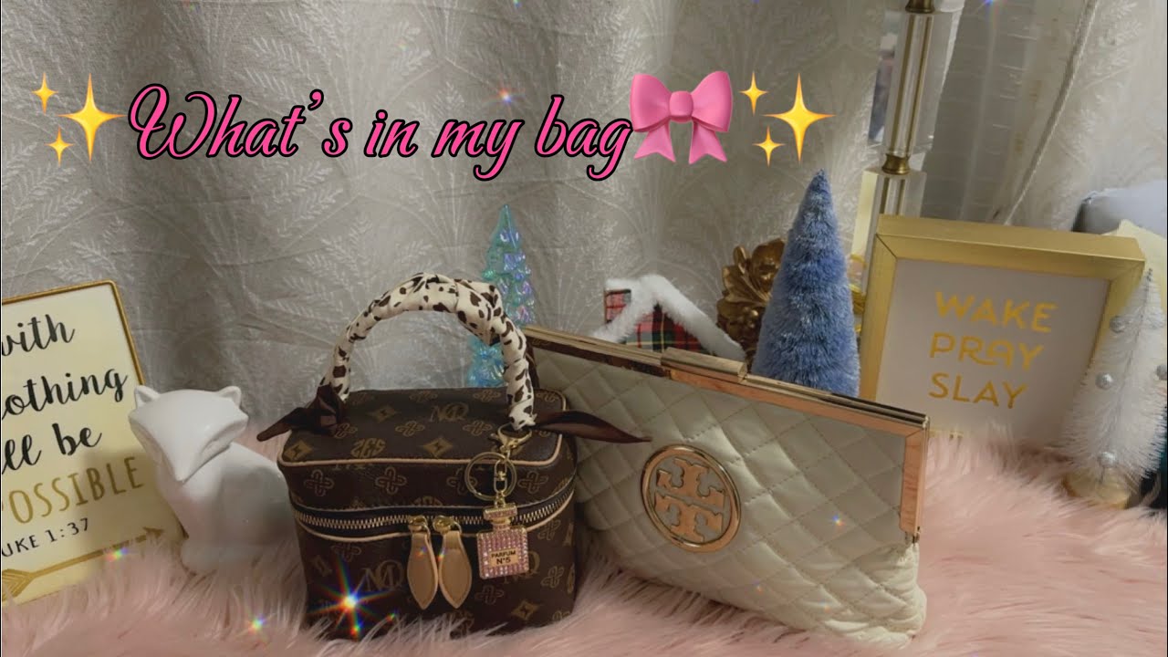WHATS IN MY DAUGHTERS BAG/MY BAG👛✨Ft.mini Temu Haul& Super mini Ali haul🎉