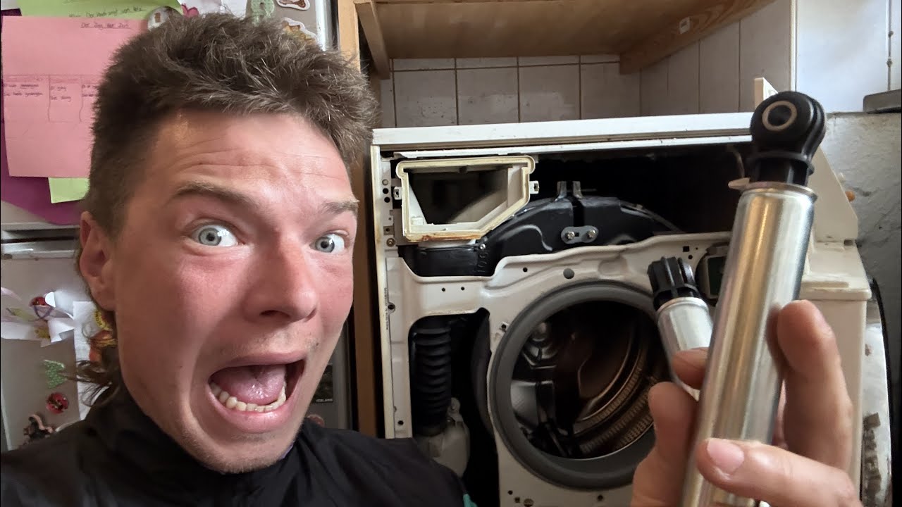 Waschmaschine reparieren - Miele - Dämpfer selbst tauschen – Schritt-für-Schritt Anleitung! 💡