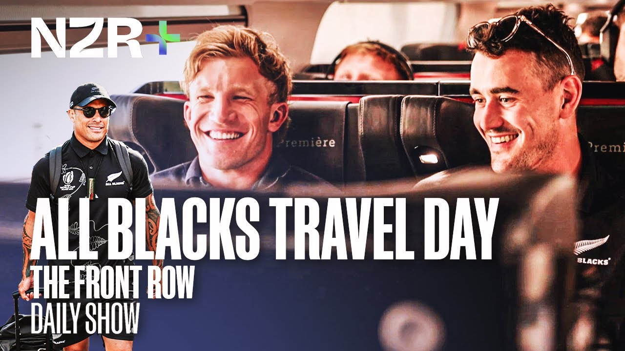 The All Blacks arrive in Paris | Front Row Daily Show