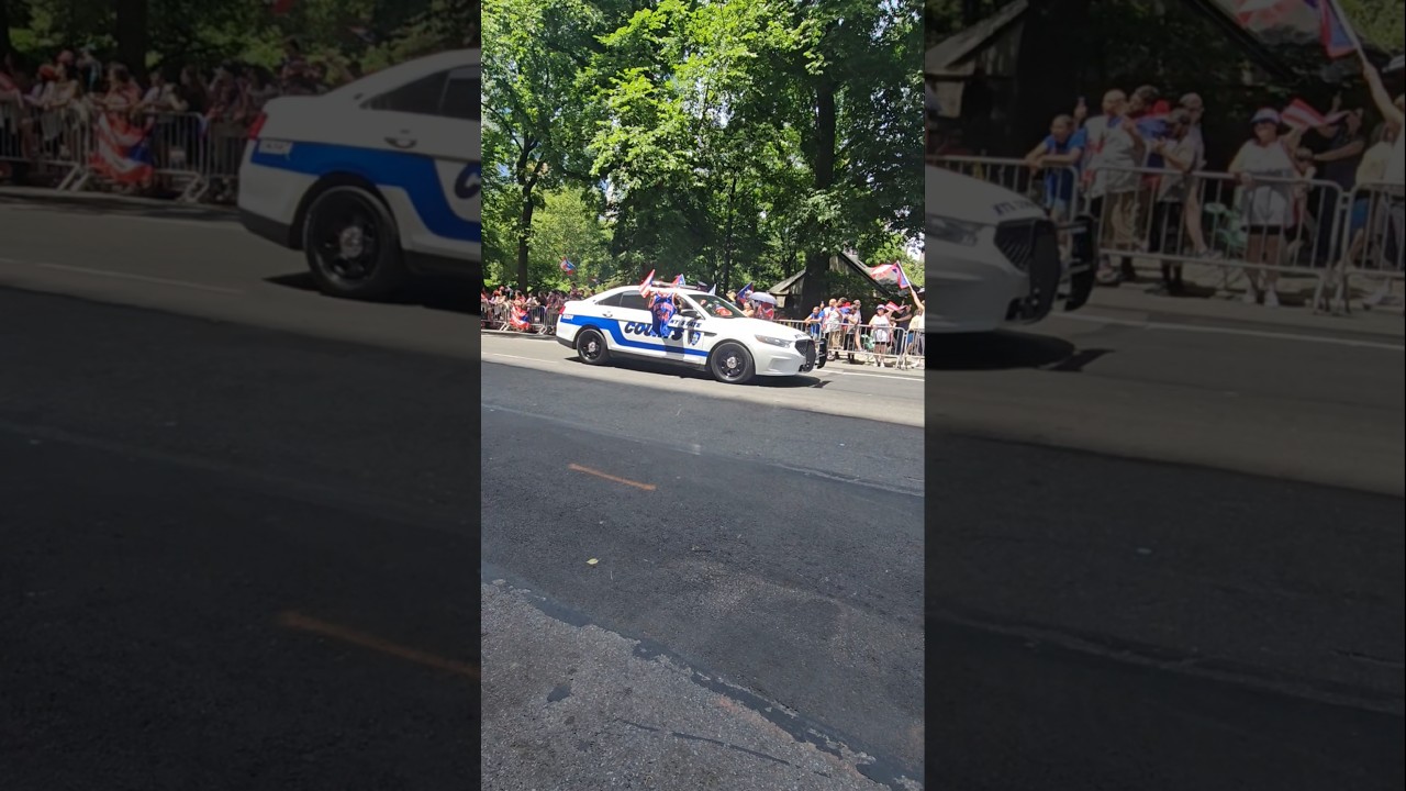 NYS Courts Officers Participating In The National Puerto Rican Day Parade In Manhattan, New York