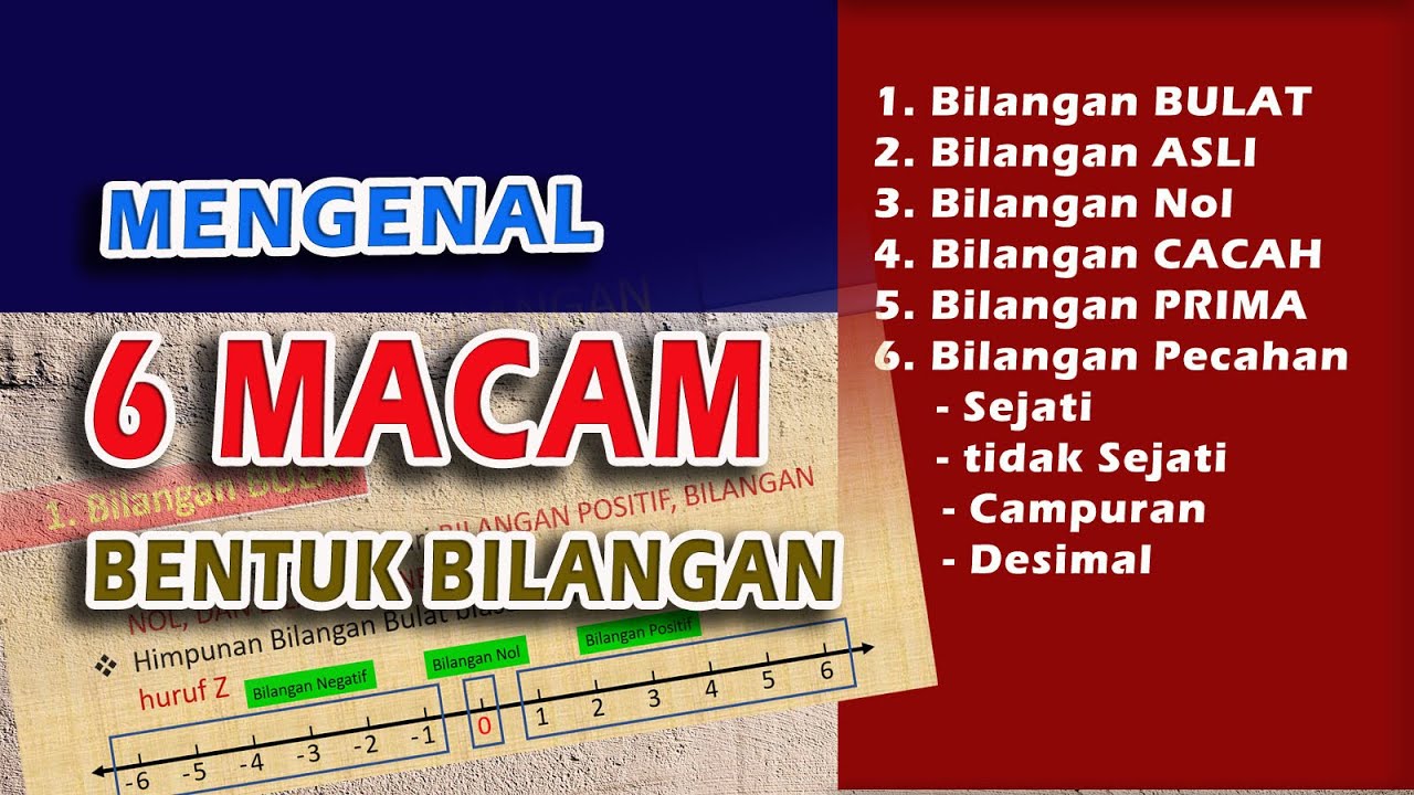 Mengenal Macam-macam Jenis Bilangan | Matematika SD