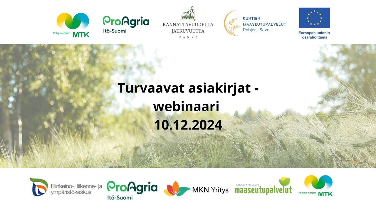 Turvaavat asiakirjat