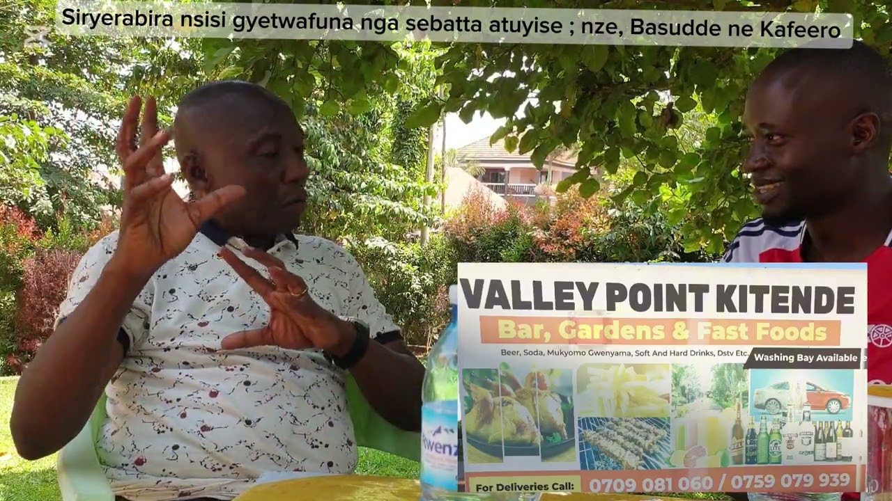 Siryerabira nsisi gyetwafuna nga Sebatta atuyise; Nze, Basudde ne Kafeero _ Manager Katongole