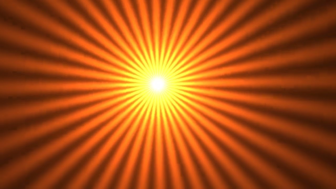 Fire Orange Starburst | 30 Minutes 4K Relaxation | With Relaxing Music