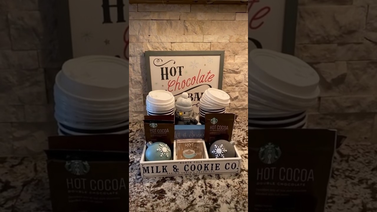 Hot Chocolate Bar for Small Spaces