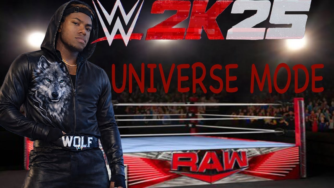 WWE2K25 WOLF DEN UNIVERSE MODE MONDAY NIGHT RAW!!!!