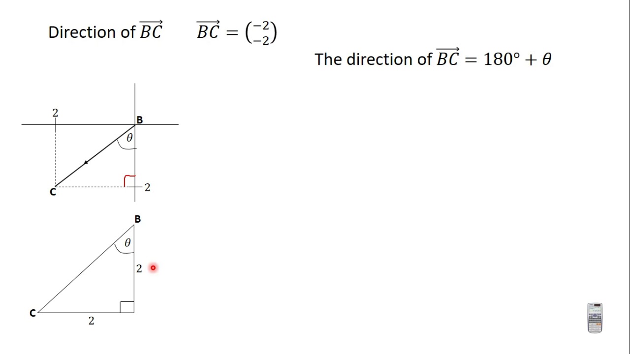 33 Bearing and Magnitude of a Column Vector