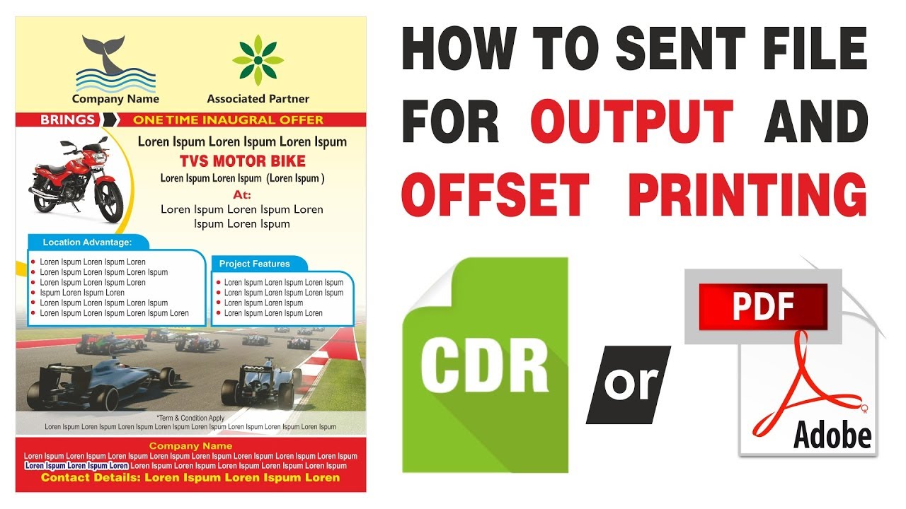Offset printing profile settings check in coreldraw x7 | with cdtfb