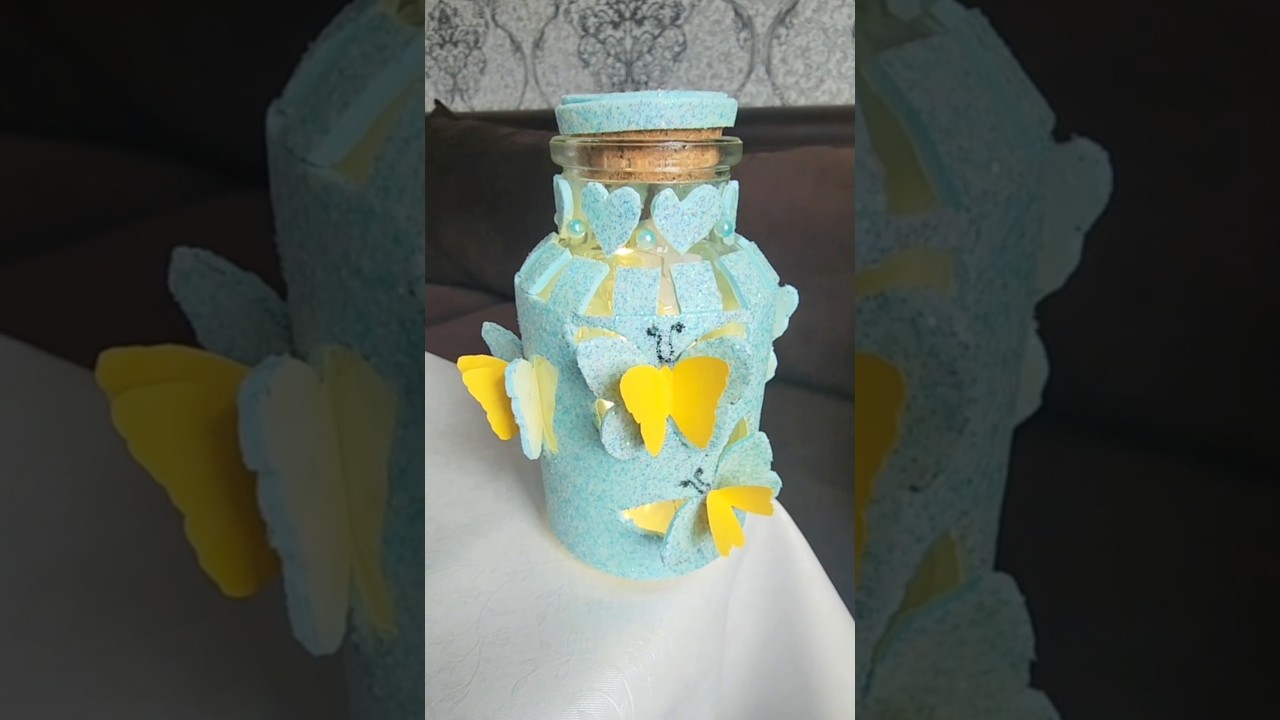 Magic Butterfly 🦋 Jar Lamp/DIY Night Lamp