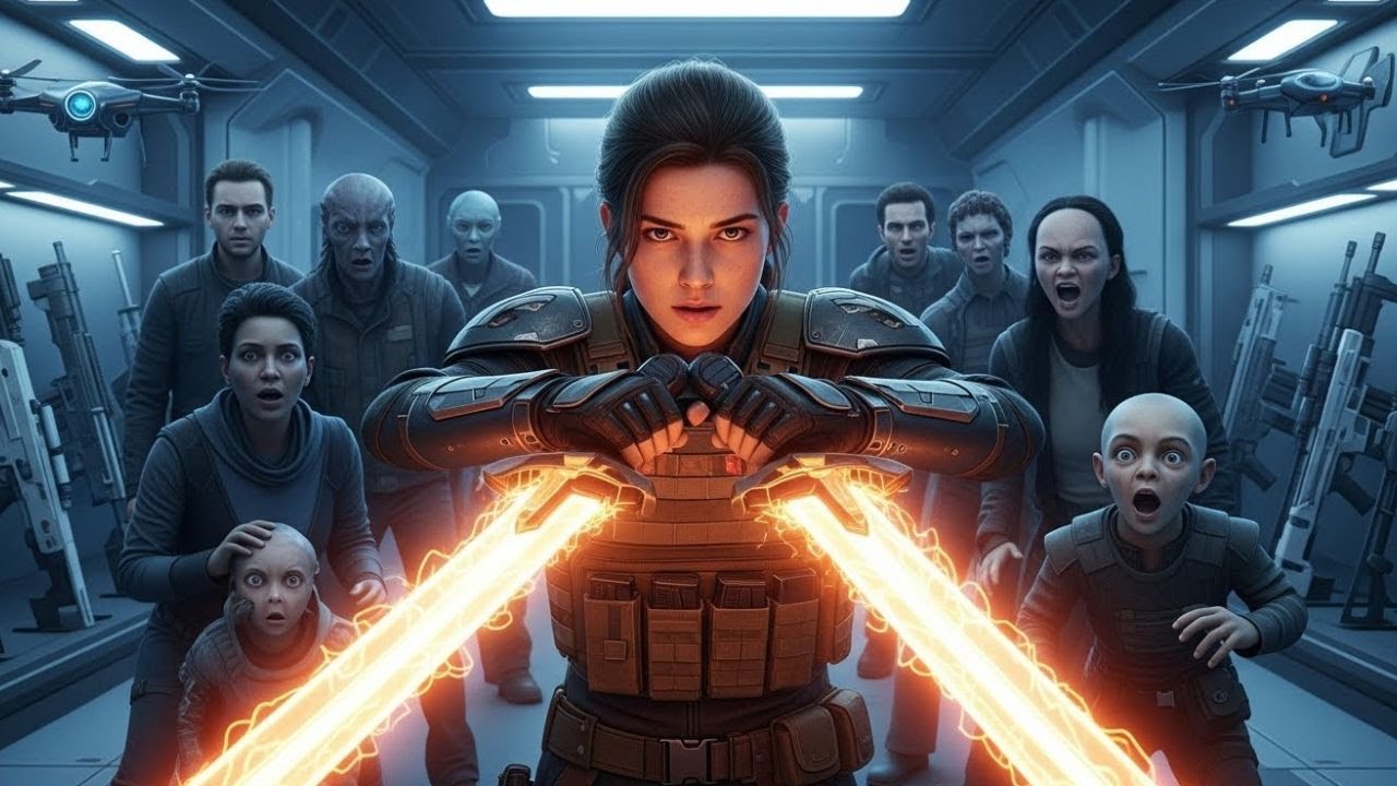 «Ninguna especie puede usar dos espadas» —la chica humana tomó dos: «Mira esto» | HFY Sci-Fi.