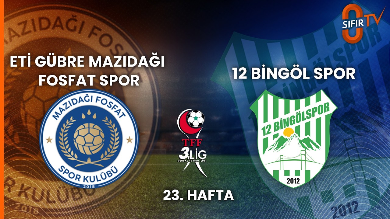 ETİ G&Uuml;BRE MAZIDAĞI FOSFAT SPOR - 12 BİNG&Ouml;L SPOR
