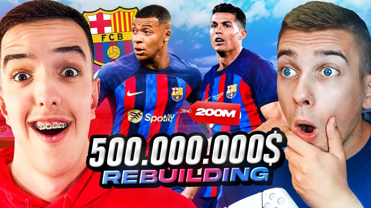 NAJLUDJI 500 MILIONA BARCELONA REBUILDING SA VEKIJEM! FIFA 23