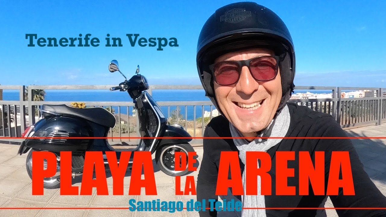 Playa la Arena Tenerife ☀️ Un giro in Vespa 🛵