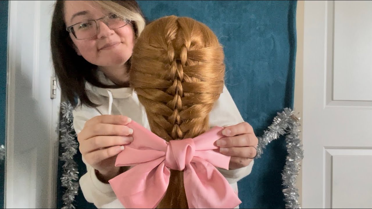 ASMR // Trying a New Braided Hairstyle 🎀✨| Perfectionist Hair Scratching + Sectioning | Soft Spoken