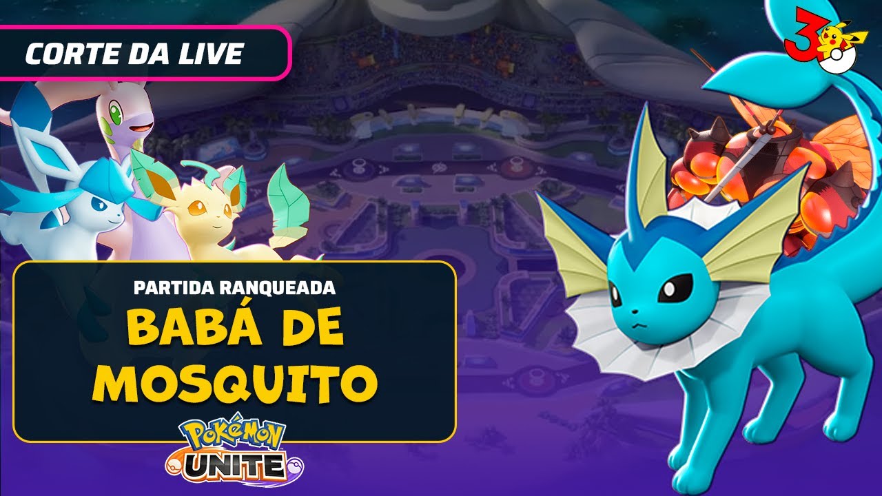 CORTE DA LIVE: RANQUEADA COM VAPOREON! #pokemonunite