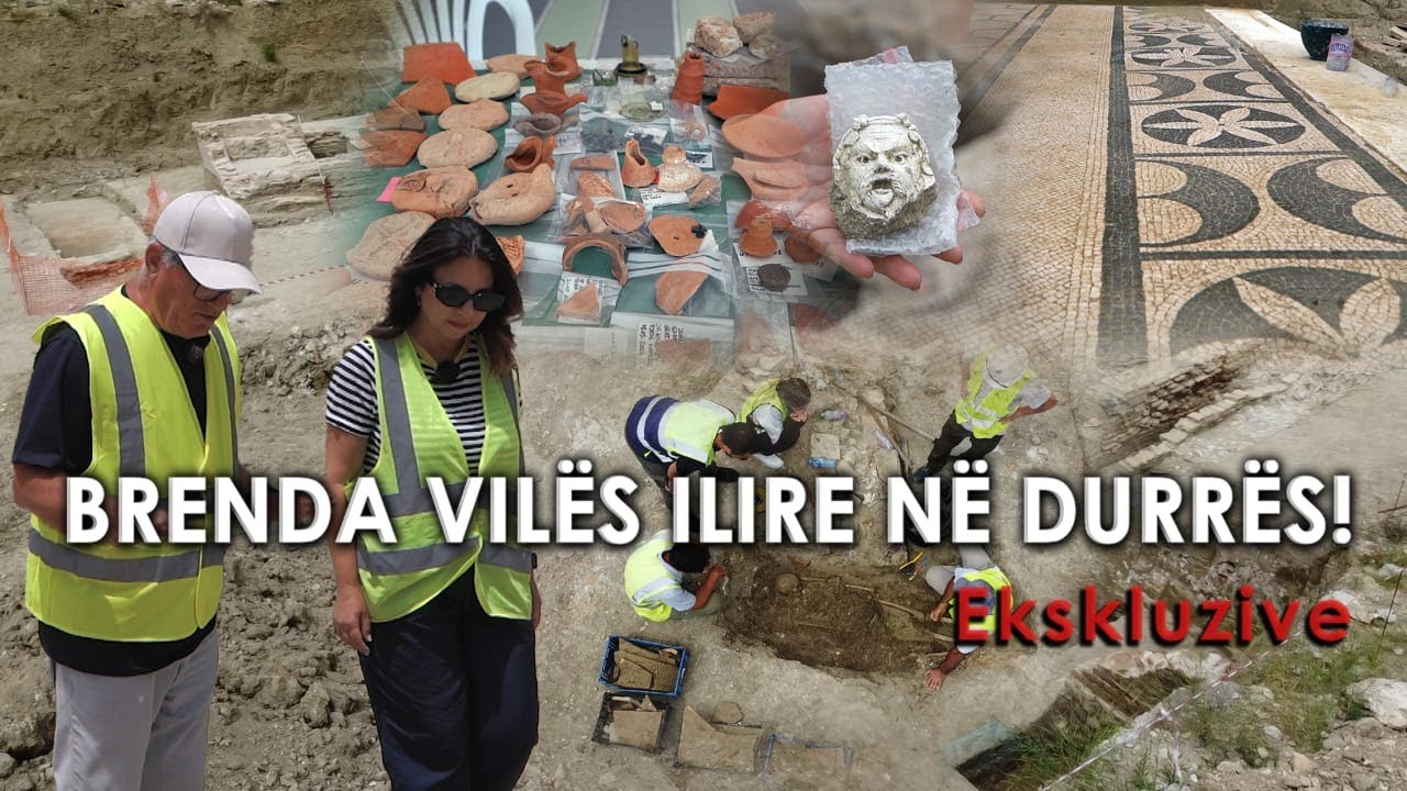Ekskluzive/ Brenda Vilës Ilire, të sapozbuluar në Durrës #arkeologji #albaniaallinclusive