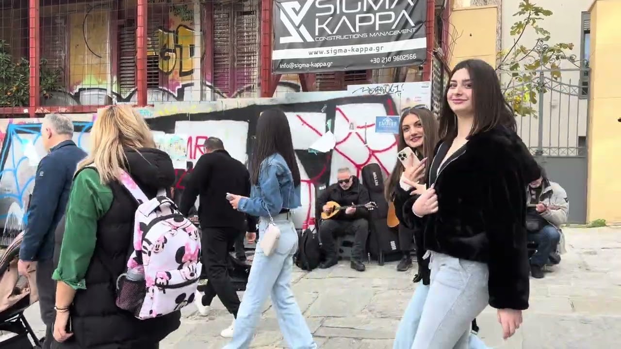 Η γάτα - Μουσικοί του δρόμου | Αθήνα (Πλάκα) 4/1/2026