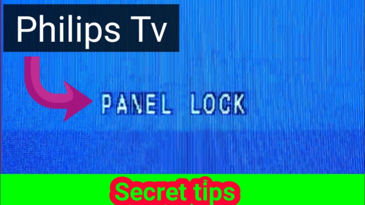 Philips Tv panel lock. Volume lock open. Tv repair hindi.