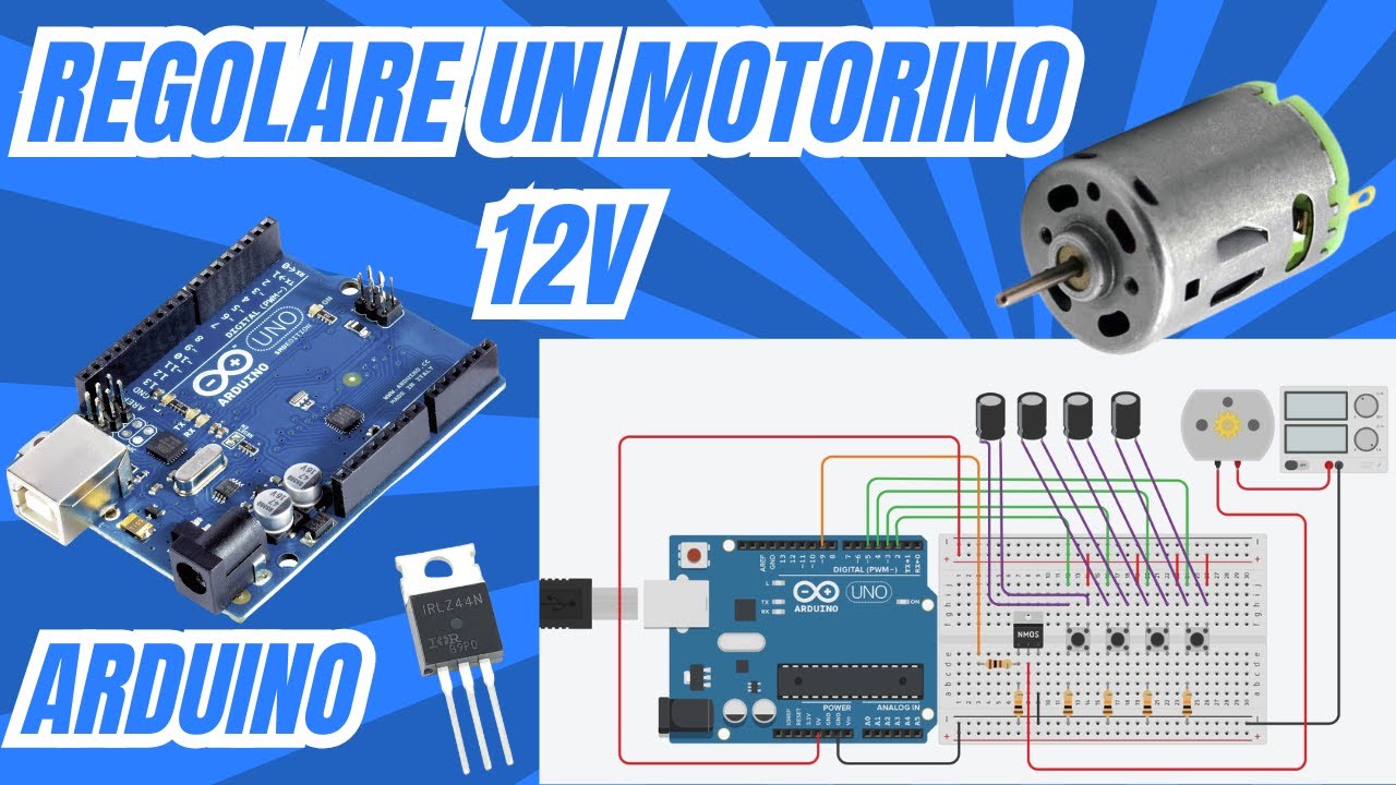 Accendere e Regolare un Motore 12V con Arduino