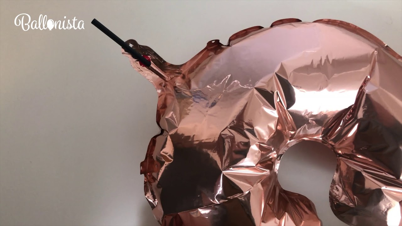 Folienballon aufblasen und mit Luft bef&uuml;llen | by Ballonista