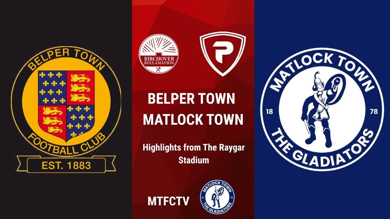 MATCH HIGHLIGHTS | Belper Town Vs Matlock Town - PSF - 26.7.25