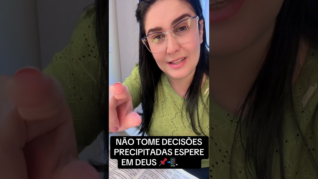 CUIDADO DECISÕES PRECIPITADA NESSES PRÓXIMOS DIAS‼️