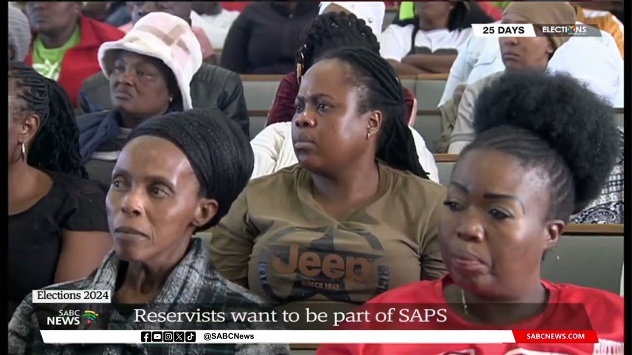 Elections 2024 | ActionSA engages with SAPS reservists