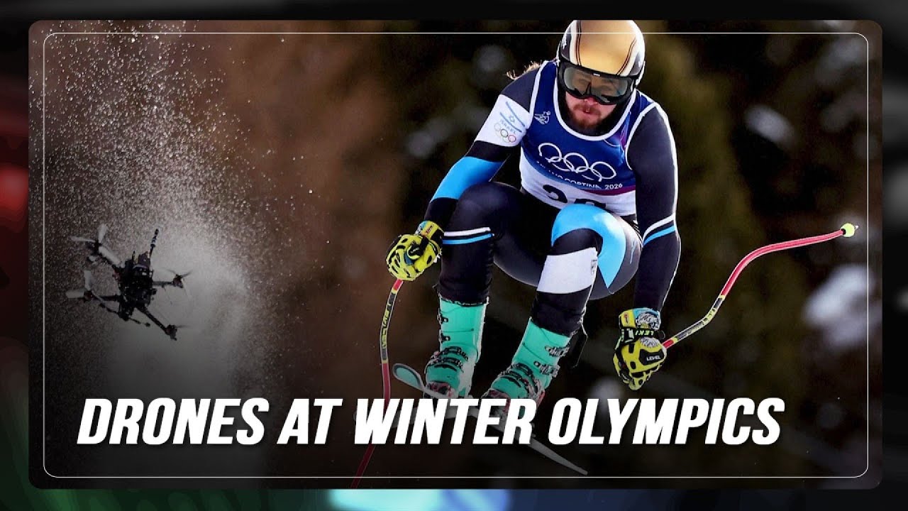 Olympics broadcaster showcases drone innovations for 2026 Winter Games