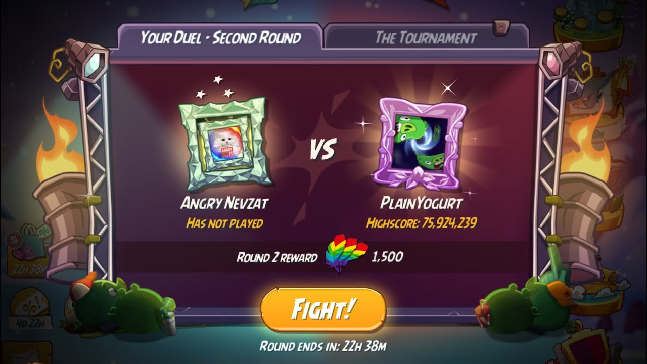 Rowdy Rumble 2nd Round - No Red,Blues,Chuck,Hal - Angry Birds 2