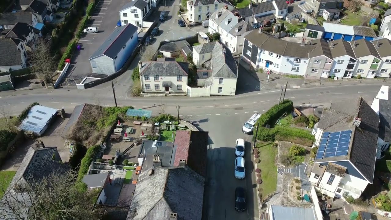 Tamerton Foliot from the sky