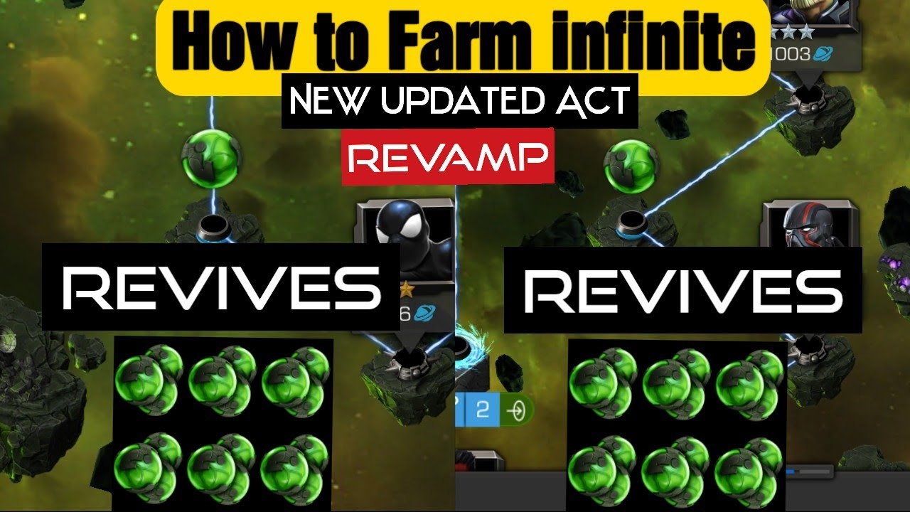 How to Farm Infinite Revives Best method F2P (Updated/Revamp) | #mcoc #marvel #contest