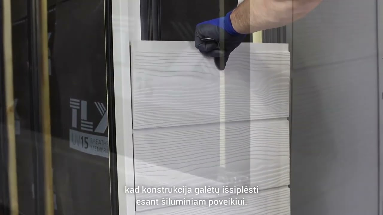Cedral Click montavimas | 6. I&scaron;orinio kampo apdaila