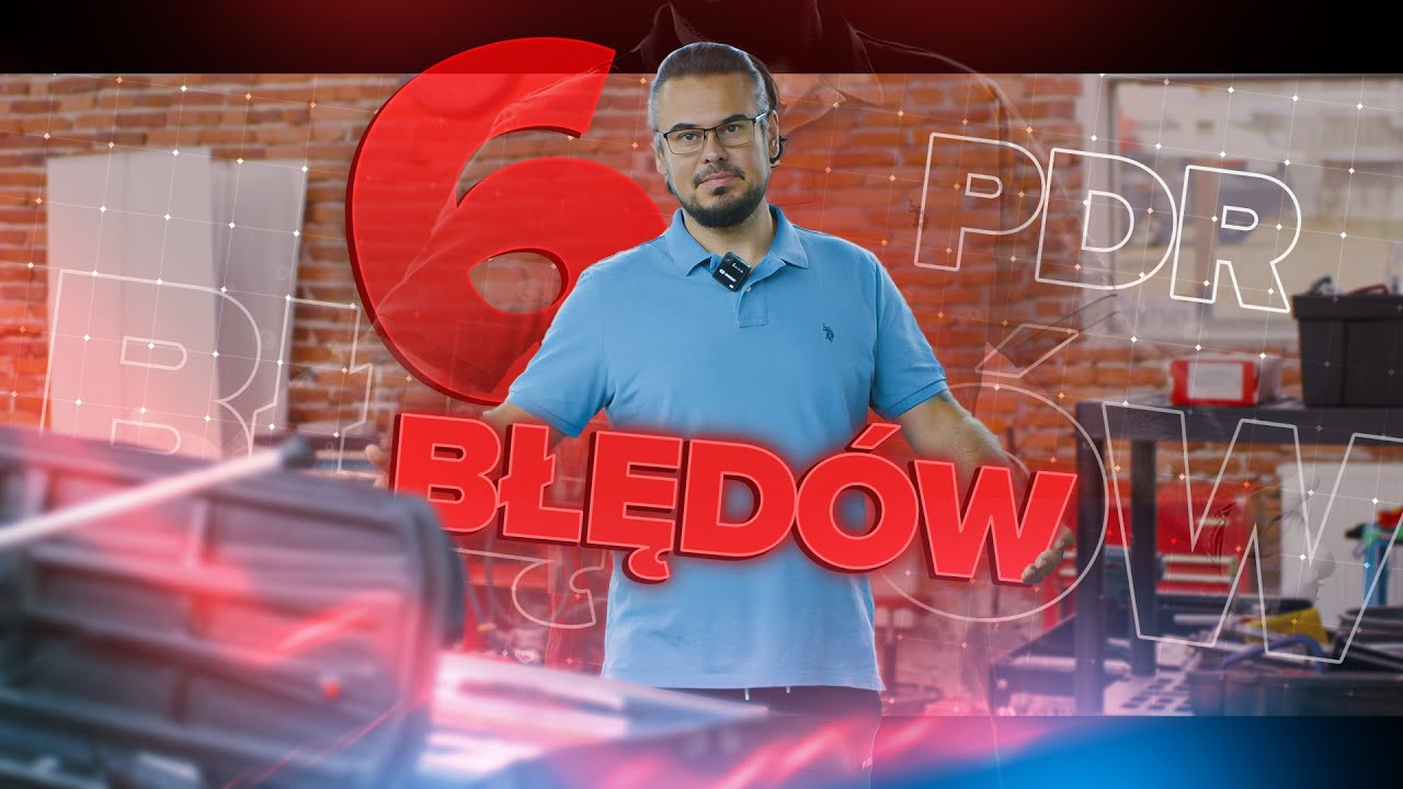 Nie rób tego! 6 błędów początkujących techników PDR | Usuwanie Wgnieceń