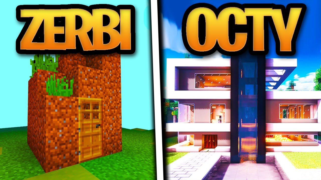 OCTY CONTRO ZERBI: CHI COSTRUISCE MEGLIO?! 😠 MINECRAFT BUILDBATTLE ITA