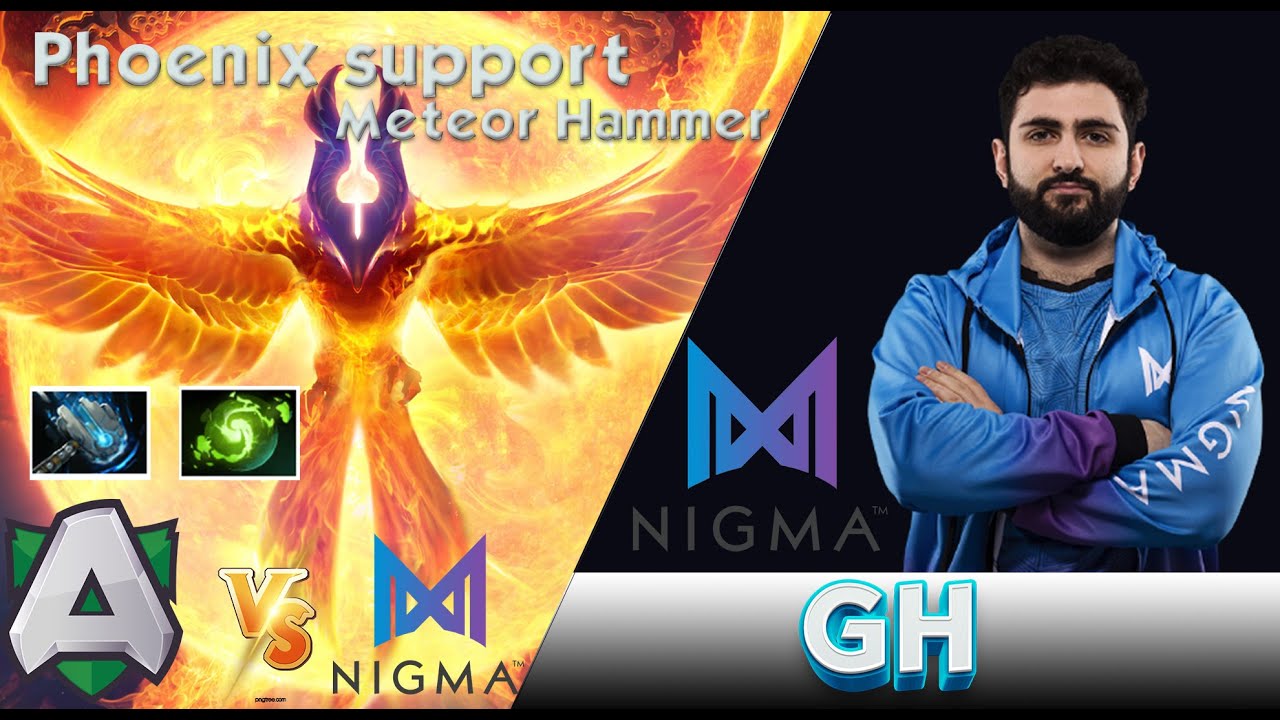 GH Phoenix Support Meteor Hammer Nigma VS ALLIANCE DOTA 2 - EU DPC 2021 Full Game 3 DOTA2 GOD Player