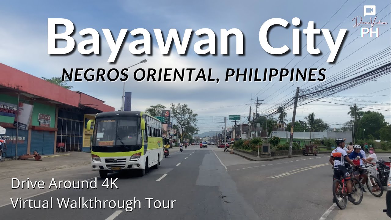 Drive Around the City. Bayawan, Negros Oriental | 4K Virtual Tour 2022